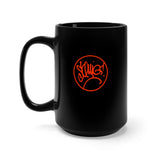 Four Faces Black Mug 15oz