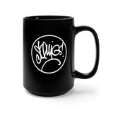 Squigs' Signature Black Mug 15oz