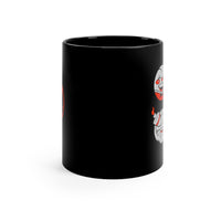 Four Faces Black mug 11oz