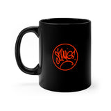 Four Faces Black mug 11oz